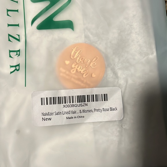 Satin Lined ScrubHat/Sleeping Bonnet:NEW WITH TAGS - Picture 3 of 3